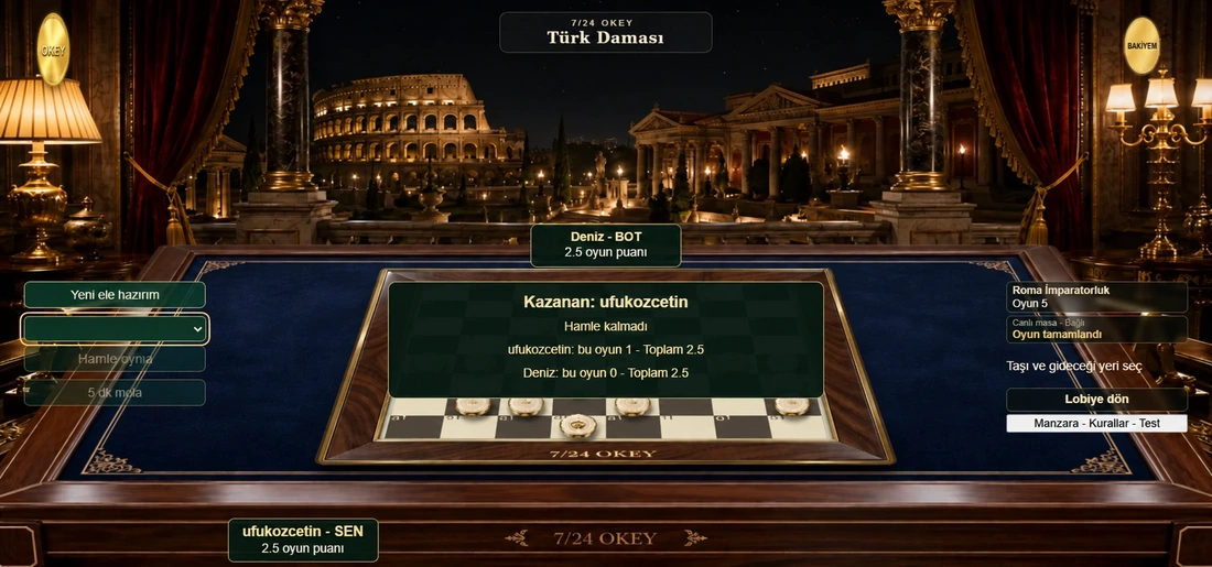Türk Daması · 7/24 Games