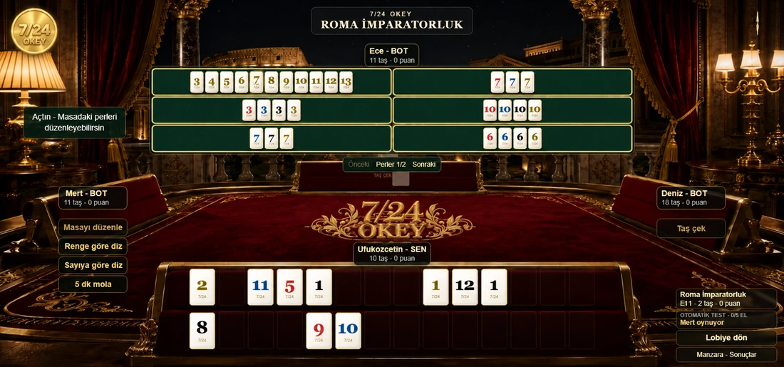 Taşlı Rummy · 7/24 Games