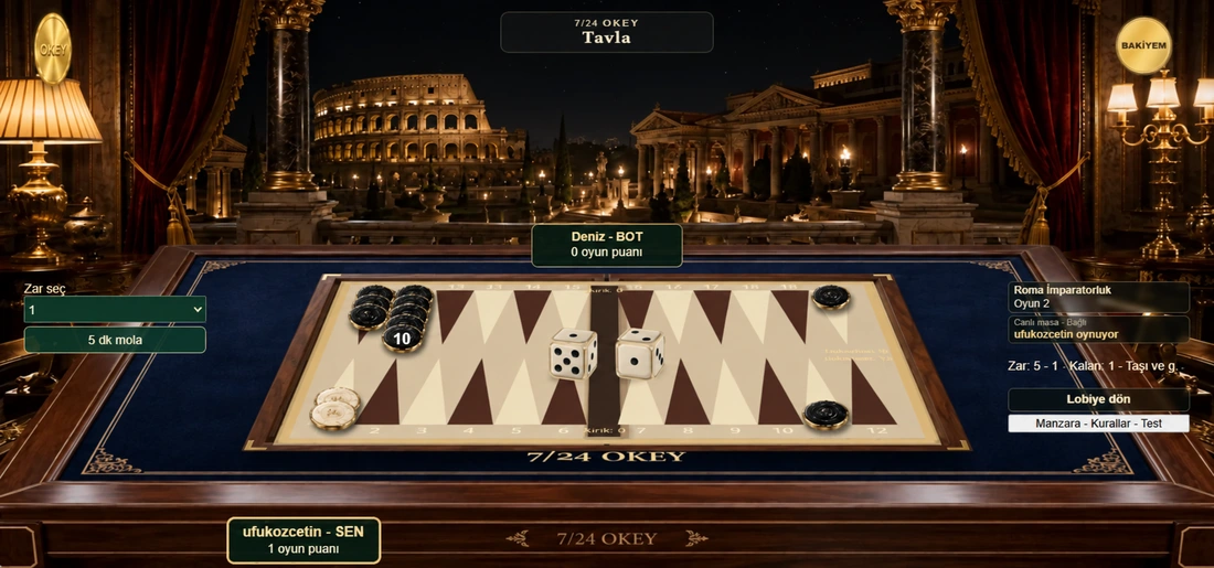 Tavla · 7/24 Games